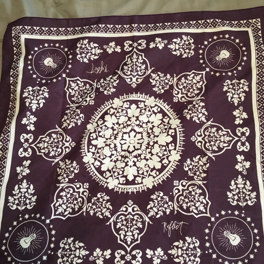 Purple Hair Scarf